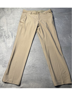 Greg Norman Pants ML75 Microlux Golf Chino Mid Rise Stretch 36x32